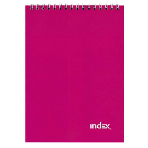 Блокнот А5   40л, INDEX Colourplay, спираль, обложка ламинированный картон, клетка, лиловый