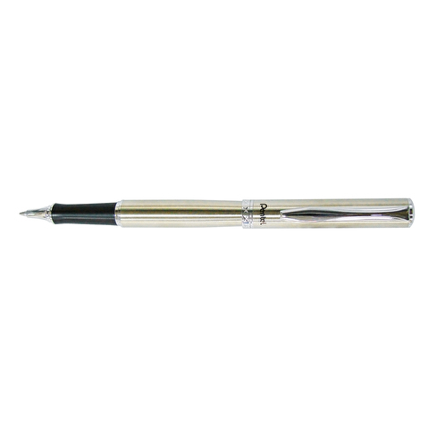 Ручка-роллер PENTEL K600 Sterling, корпус металл, 0.7мм, в футляре, черная