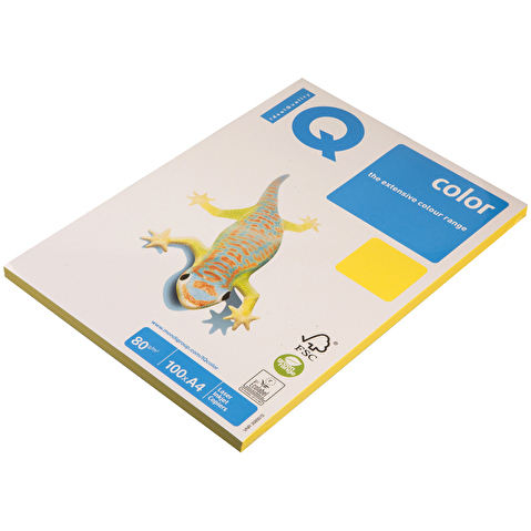 Бумага цветная IQ/MAESTRO COLOR  A4   80/100 интенсив, канареечно-желтая (CY39)