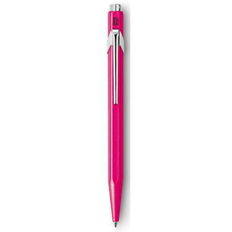 Ручка шариковая CARANDACHE OFFICE POPLINE, корпус пурпурный, синяя, стержень М (849.590)