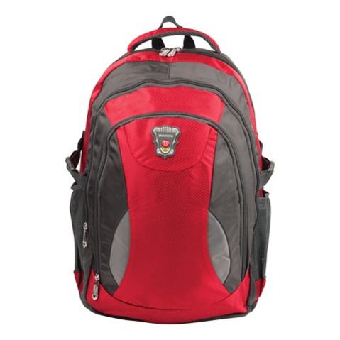 Рюкзак городской BRAUBERG StreetBall 1, 30 л, размер 48х34х18 см, ткань, серо-красный