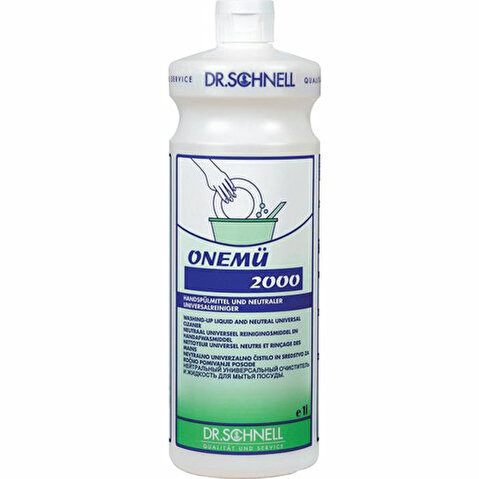 Моющее средство для посуды DR.SCHNELL ONEMU-2000, 1л, концентрат, нейтральное