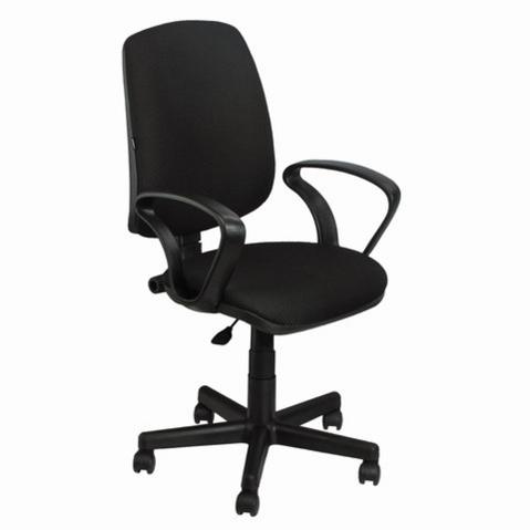 Кресло офисное BRABIX Basic MG-310, крестовина пластик, D-образные  подлокотник, ткань черная
