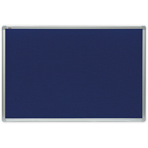 Доска с текстильным покрытием 2х3  150х100см, алюминиевая рамка, синяя (TTA1510BL)