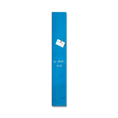 Доска магнитно-маркерная стеклянная SIGEL Аrtverum   12x78см, "Голубая"