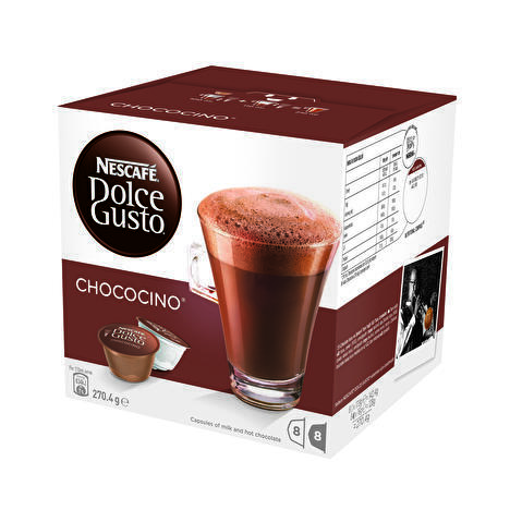 Шоколад в капсулах NESCAFE Dolce Gusto Чокочино, 8 капсул какао + 8 капсул молока, 16шт/уп