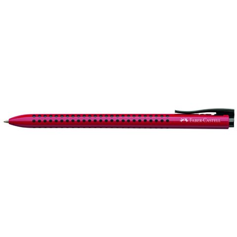Ручка шариковая автоматическая FABER-CASTELL GRIP 2022, красная