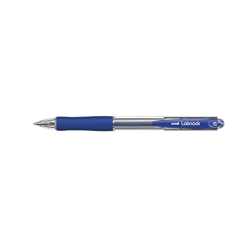 Ручка шариковая UNI Laknock SN-100, резиновый упор, 0.7/0.3мм, синяя