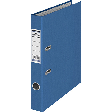 Папка-регистратор DURABLE  бумвинил,  А4,  50мм, без металлического уголка, синяя