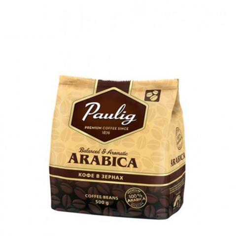 Кофе в зернах PAULIG Arabica,  500г, вакуумная упаковка