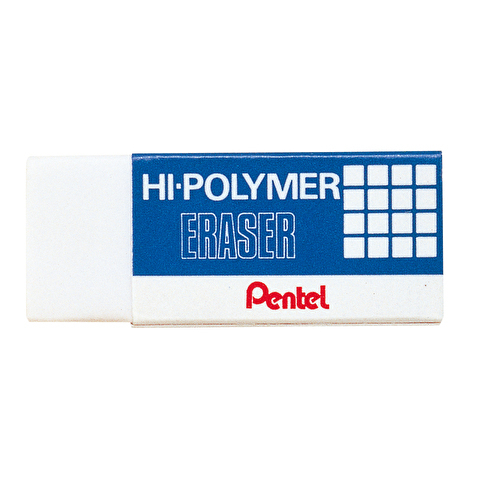 Ластик PENTEL ZEH-10 Hi-Polymer, 65х24.5х12.5 мм