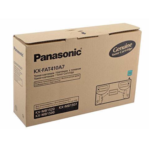 Тонер-картридж PANASONIC KX-FAT410A для KX-MB1500/1520, 2500стр, Black