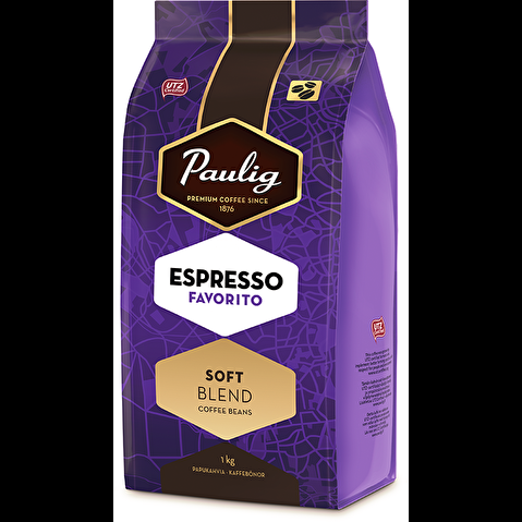 Кофе в зернах PAULIG Espresso Favorito, 1000г, вакуумная упаковка
