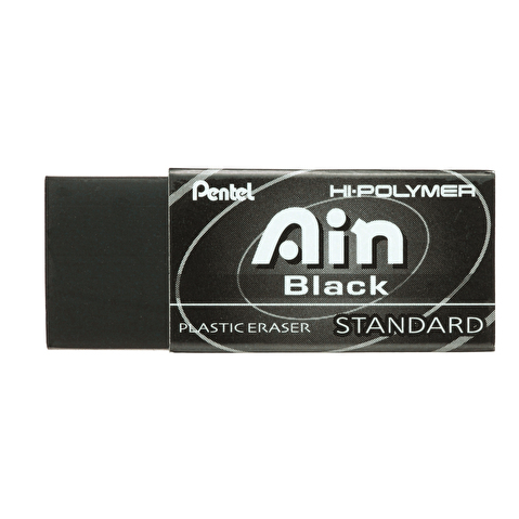 Ластик PENTEL ZEAH06AX Hi-Polymer Ain Black Eraser, 43.4х17.4х11.8 мм
