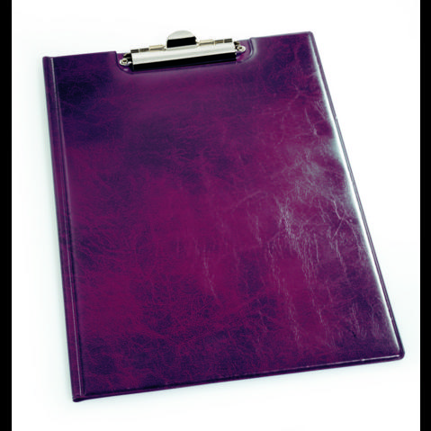 Папка-планшет DURABLE  А4, картон в ПВХ, 2 кармана, бордовая (2355-03)