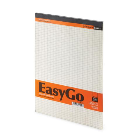 Блокнот А4   60л, АЛЬТ ULTIMATE BASICS EasyGo, на скрепке с перфорацией, жесткая подложка, клетка