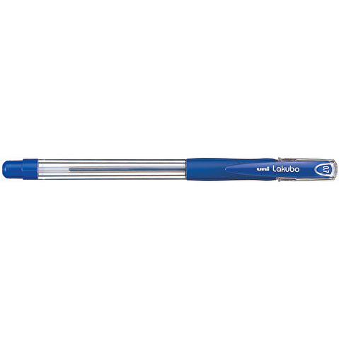Ручка шариковая UNI Lakubo SG-100, резиновый упор, 0.7/0.3мм, синяя