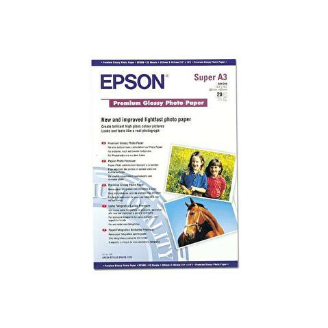 Фотобумага EPSON А3+, 255г/м2, глянцевая, 20л (EPPS041316)