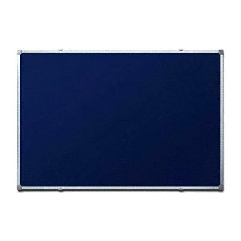 Доска с текстильным покрытием 2х3 officeBoard   90х120см, алюминиевая рамка, синяя (TTA129BL)