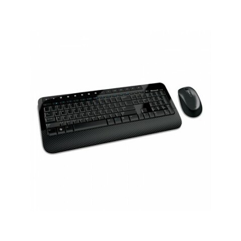 Комплект MICROSOFT Retail мышь + клавиатура Wireless Desktop 2000 USB Black (M7J-00012)