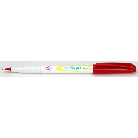 Ручка на водной основе PENTEL JM11-B Stylo, перо пластиковое, 0.4-0.7мм, красная