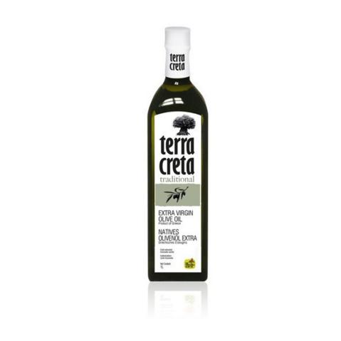 Масло оливковое TERRA CRETA Extra Virgin, стекло, 1л