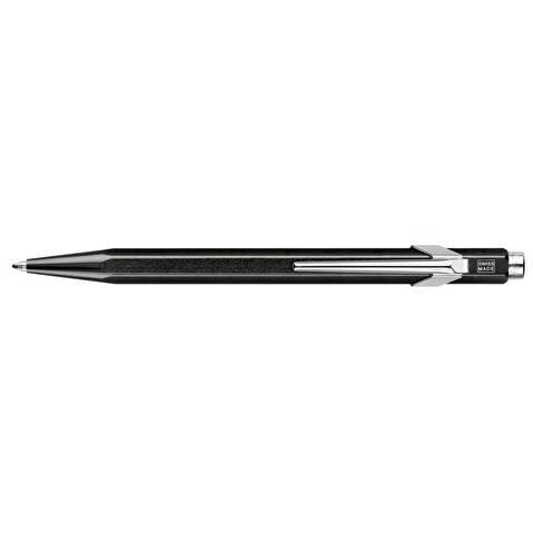 Ручка шариковая CARANDACHE OFFICE POPLINE METAL-X, корпус черный, синяя, стержень М (849.809)