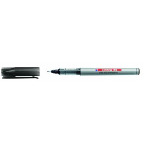 Ручка капиллярная EDDING 68, 0.4мм, черная