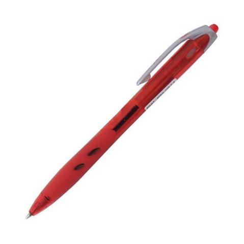 Ручка шариковая автоматическая PILOT REXGRIP BPRG-10R-F-R, резиновый упор, 0.7мм, красная