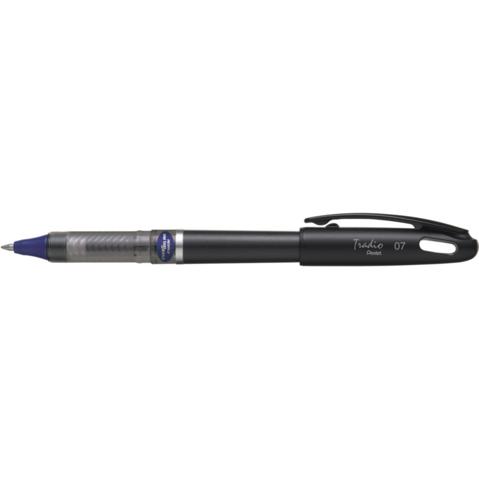 Ручка гелевая PENTEL BL117A-CX Tradio Energel, 0.7мм, корпус черный, стержень синий