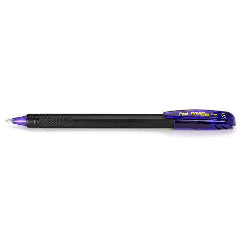 Ручка гелевая PENTEL BL417-V Energel, 0.35/0.7мм, черный корпус, фиолетовая