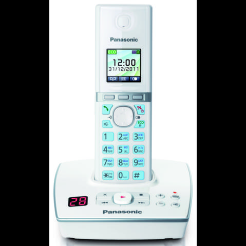 Радиотелефон DECT Panasonic KX-TG8061RUW, белый