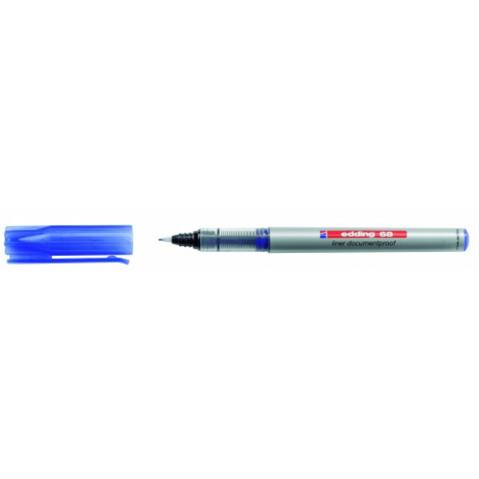 Ручка капиллярная EDDING 68, 0.4мм, синяя
