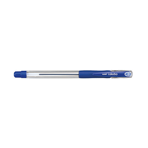 Ручка шариковая UNI Lakubo SG-100, резиновый упор, 0.5/0.25мм, синяя