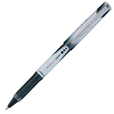 Ручка-роллер PILOT BLN-VBG-5 V-Ball, резиновый упор, 0.5мм, черная