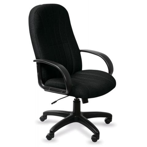 Кресло руководителя БЮРОКРАТ T-898AXSN, крестовина пластик, ткань черная (BLACK)