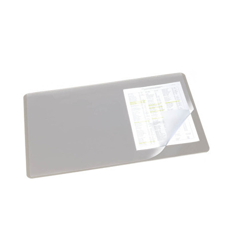 Коврик для письма DURABLE 7202-10, 40х53см, c прозрачным листом, серый