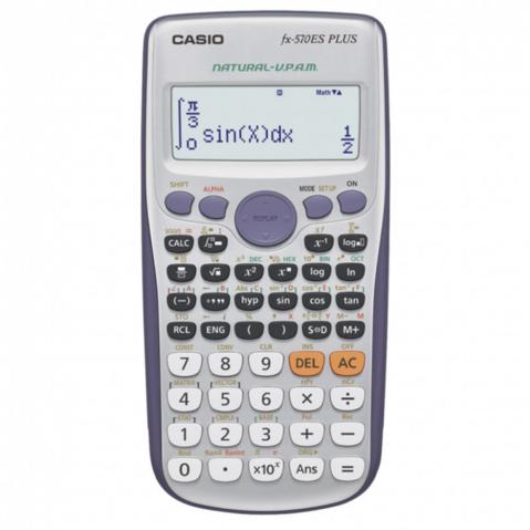 Калькулятор научный 12 разр. CASIO FX-570ESPLUS, 417 функций, питание от батареек, 162x80х13.8 мм