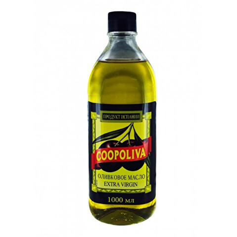 Масло оливковое COOPOLIVA Extra Virgin, стекло, 1л