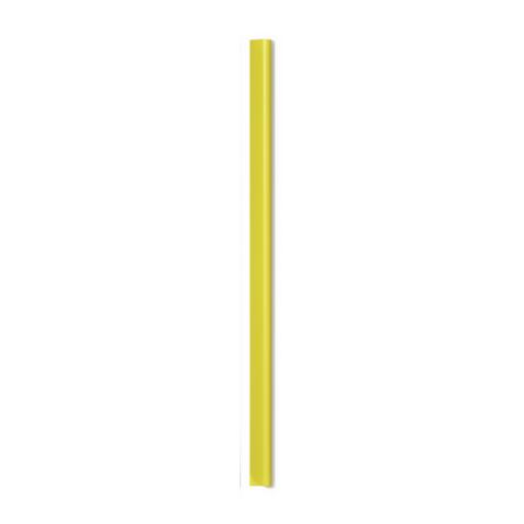 Скрепкошина DURABLE SPINE BARS 2900-04, А4, до 30 листов, 13мм, 100шт/уп, желтая
