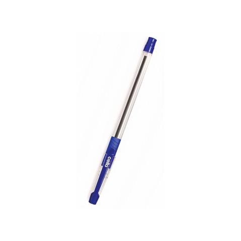 Ручка шариковая CELLO Slimo, резиновый упор, 0.7мм, синяя