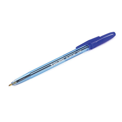 Ручка шариковая BRAUBERG Carina Blue, 0.5/1.0мм, корпус тонированный, синяя
