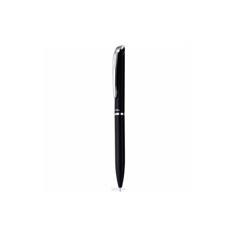 Ручка гелевая PENTEL BL2007A-A EnerGel Sterling, 0.7мм, корпус металлический матовый черный, черная, подарочный футляр