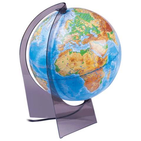 Глобус физический Глобусныйы мир, D=210мм, с подсветкой