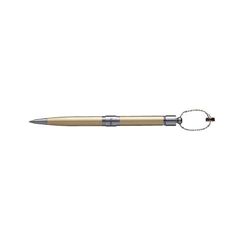 Ручка шариковая PENTEL B610-X Sophia, 0.8мм, корпус золотистый, черная, метал. футляр