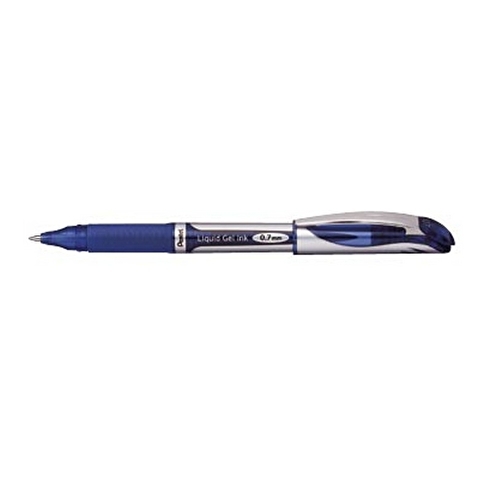Ручка гелевая PENTEL BL57-C Energel, резиновый упор, 0.7мм, синяя