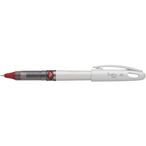 Ручка гелевая PENTEL BLN115W-BX Tradio Energel, 0.5мм, корпус белый, стержень красный