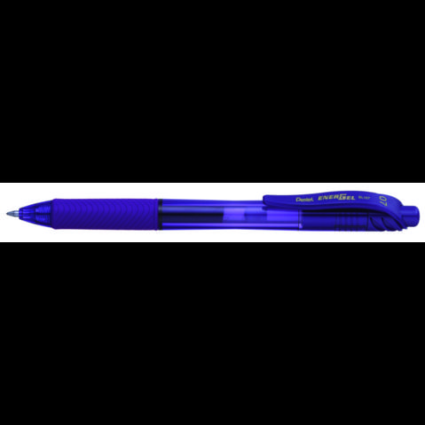 Ручка гелевая автоматическая PENTEL BL107-V Energel-X, резиновый упор, 0.7мм, фиолетовая