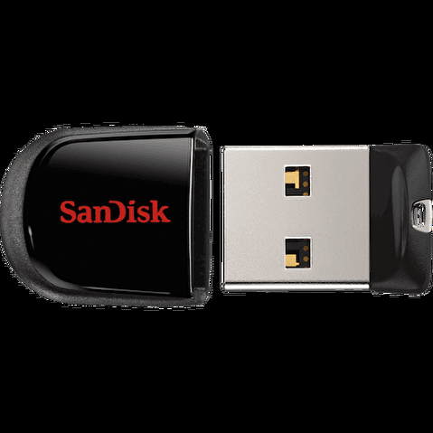Флэш-память  32Gb SANDISK Cruzer Fit, USB2.0, черный (SDCZ33-032G-G35)