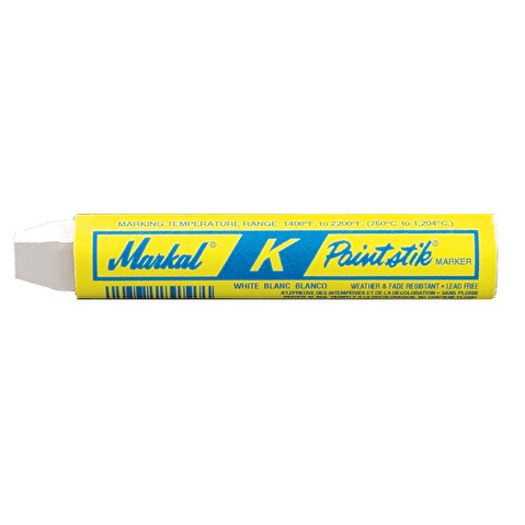 Маркер-мел для горячих поверхностей MARKAL K PAINTSTIK, 982-1204°C, белый